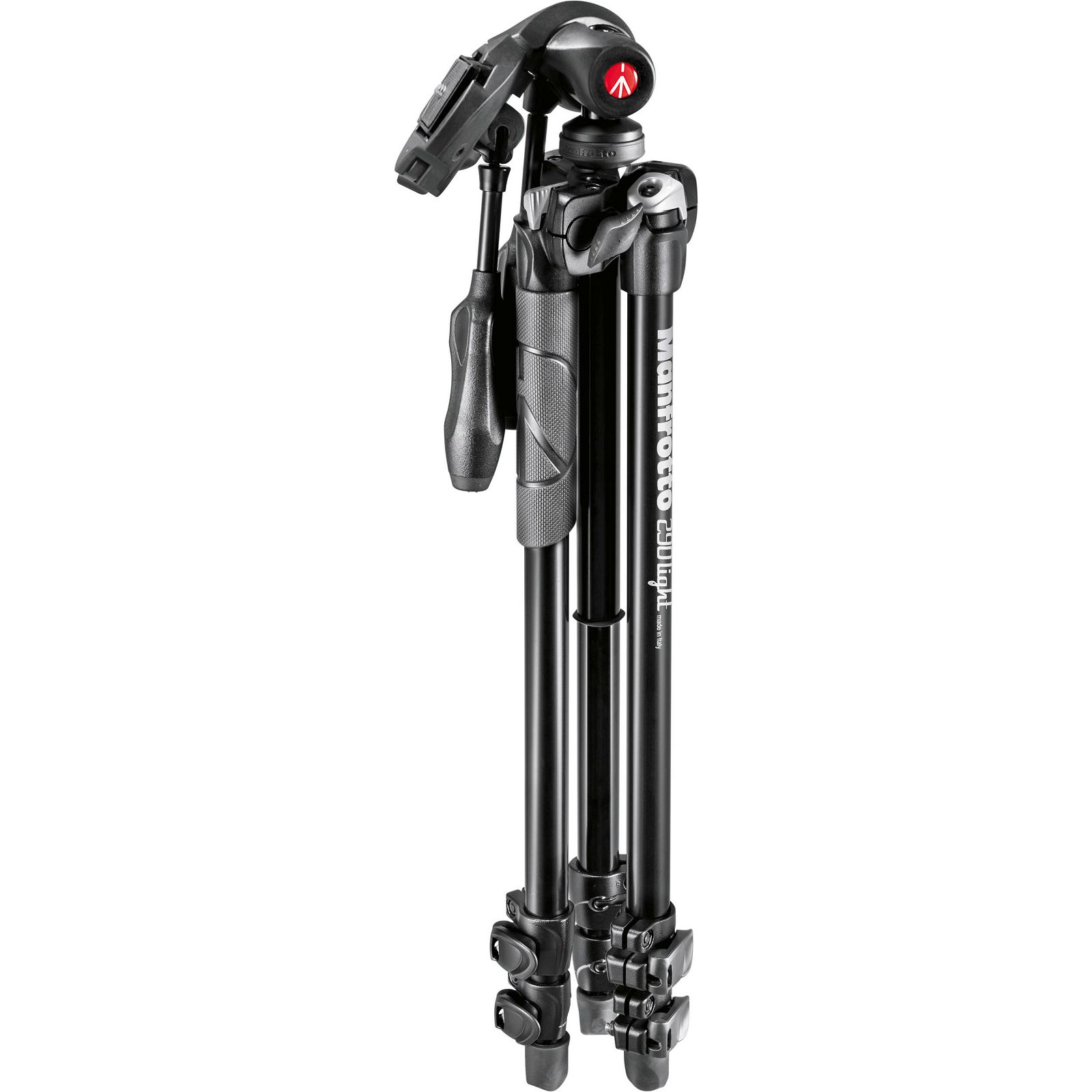 Manfrotto MK290 LIGHT Kit sa 3W glavom Light Aluminum Tripod with 3-Way Pan/Tilt Head MK290LTA3-3W