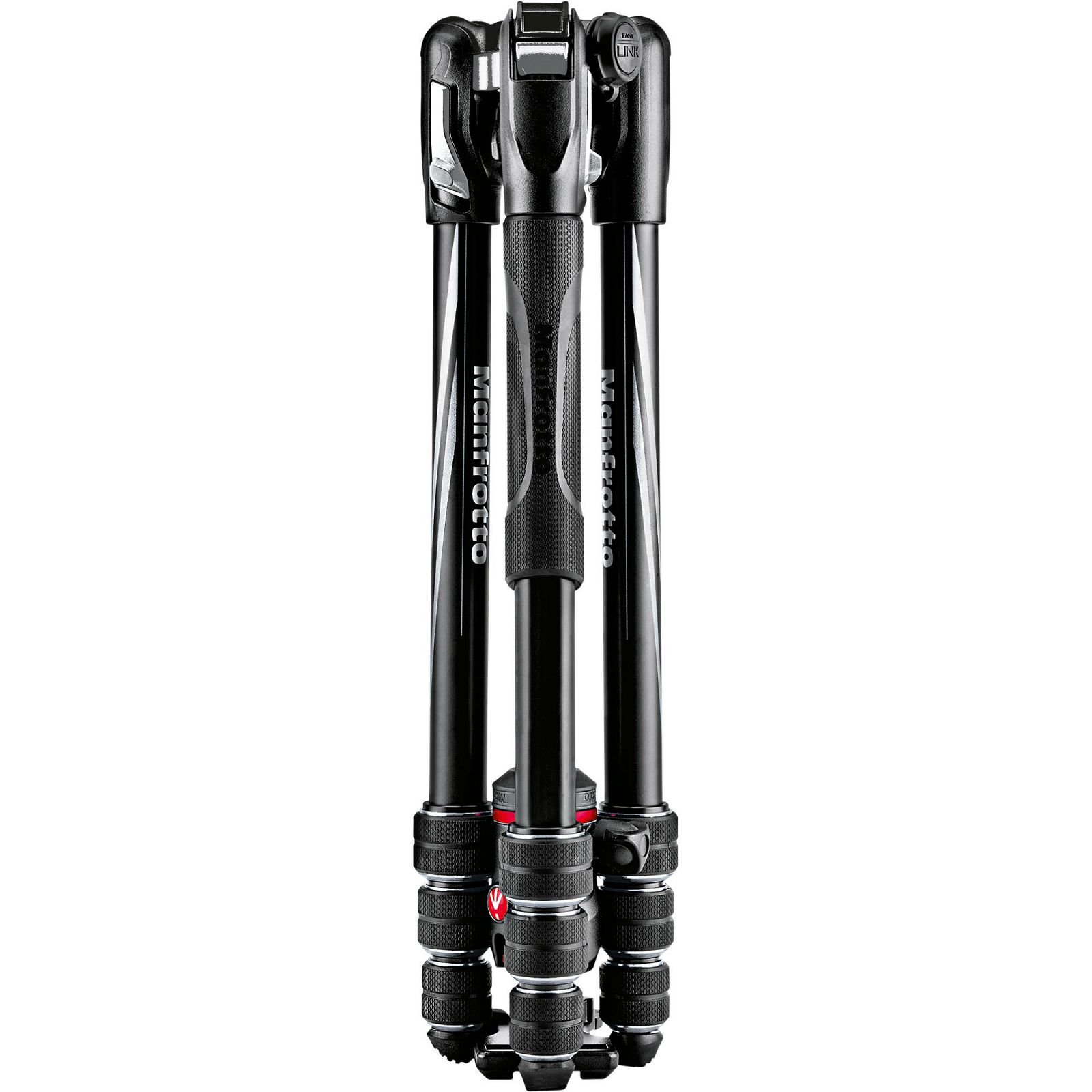 Manfrotto MKBFRTA4BK-BH Befree 150cm 8kg Black Advanced Twist Locks Travel Aluminum Tripod crni aluminijski stativ s 494 Center ball head kuglastom glavom