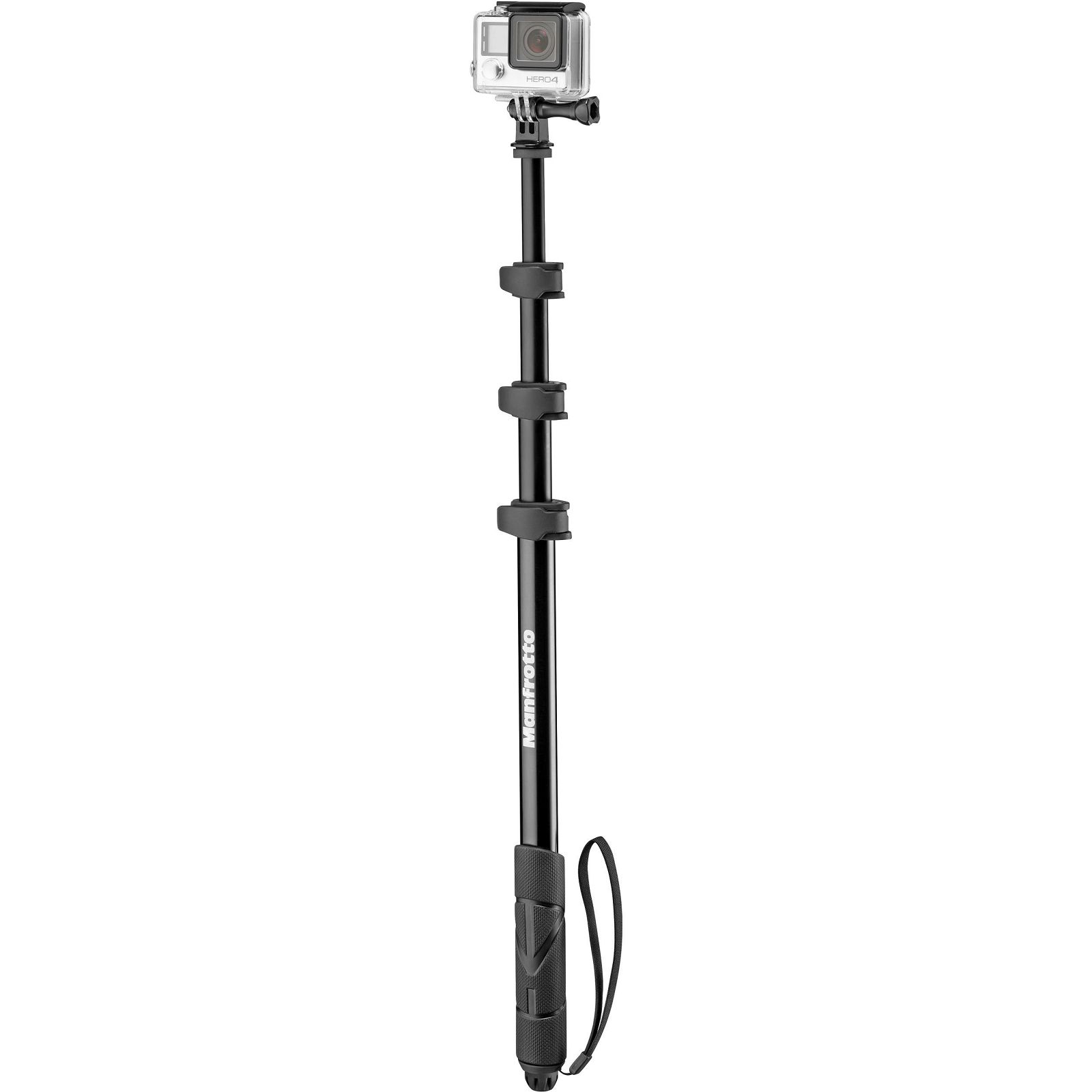 Manfrotto MPCOMPACT-BK 131cm 1kg Black Compact Extreme 2-in-1 Monopod and Pole selfie stick