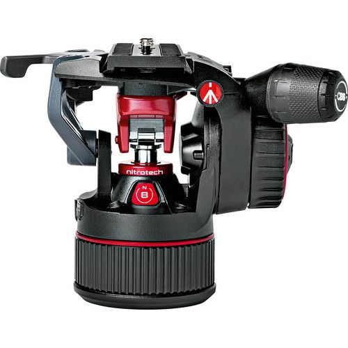 Manfrotto Nitrotech N8 Fluid Video Head fluidna video glava za snimanje s ravnom bazom (MVHN8AH)