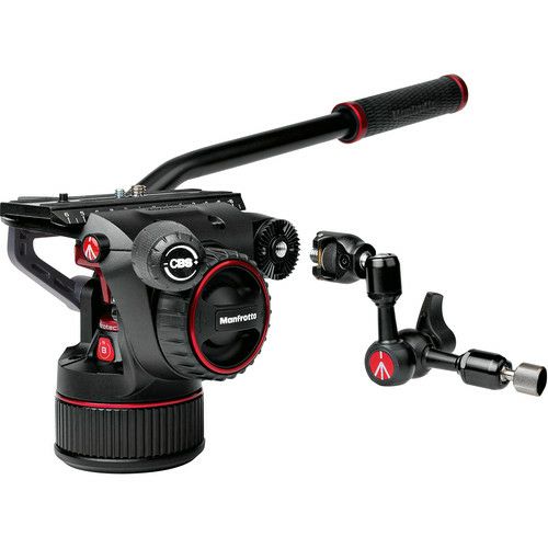 Manfrotto Nitrotech N8 Fluid Video Head fluidna video glava za snimanje s ravnom bazom (MVHN8AH)