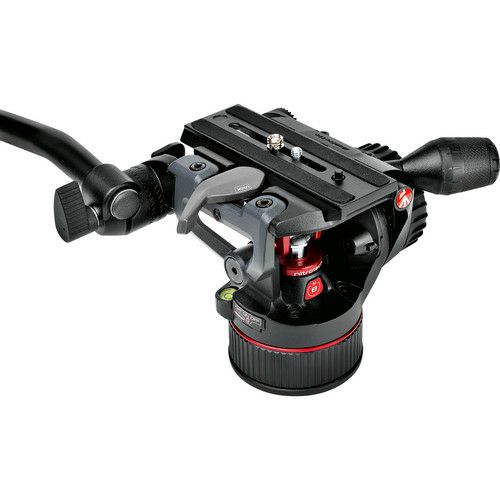 Manfrotto Nitrotech N8 Fluid Video Head fluidna video glava za snimanje s ravnom bazom (MVHN8AH)