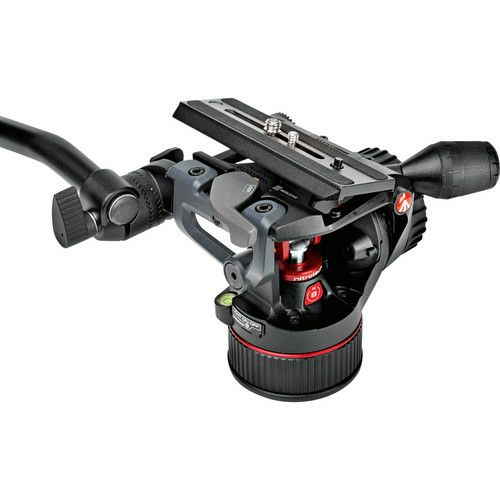 Manfrotto Nitrotech N8 Fluid Video Head fluidna video glava za snimanje s ravnom bazom (MVHN8AH)