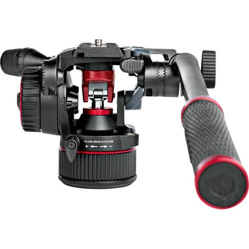 Manfrotto Nitrotech N8 Fluid Video Head fluidna video glava za snimanje s ravnom bazom (MVHN8AH)