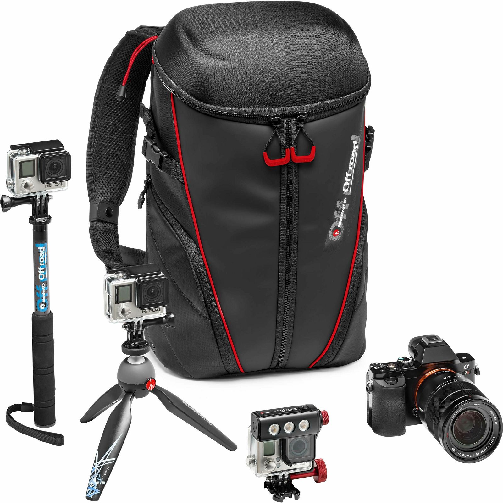 Manfrotto Off Road Stunt Backpack for 3 Action Cameras MBOR-ACT-BP torba