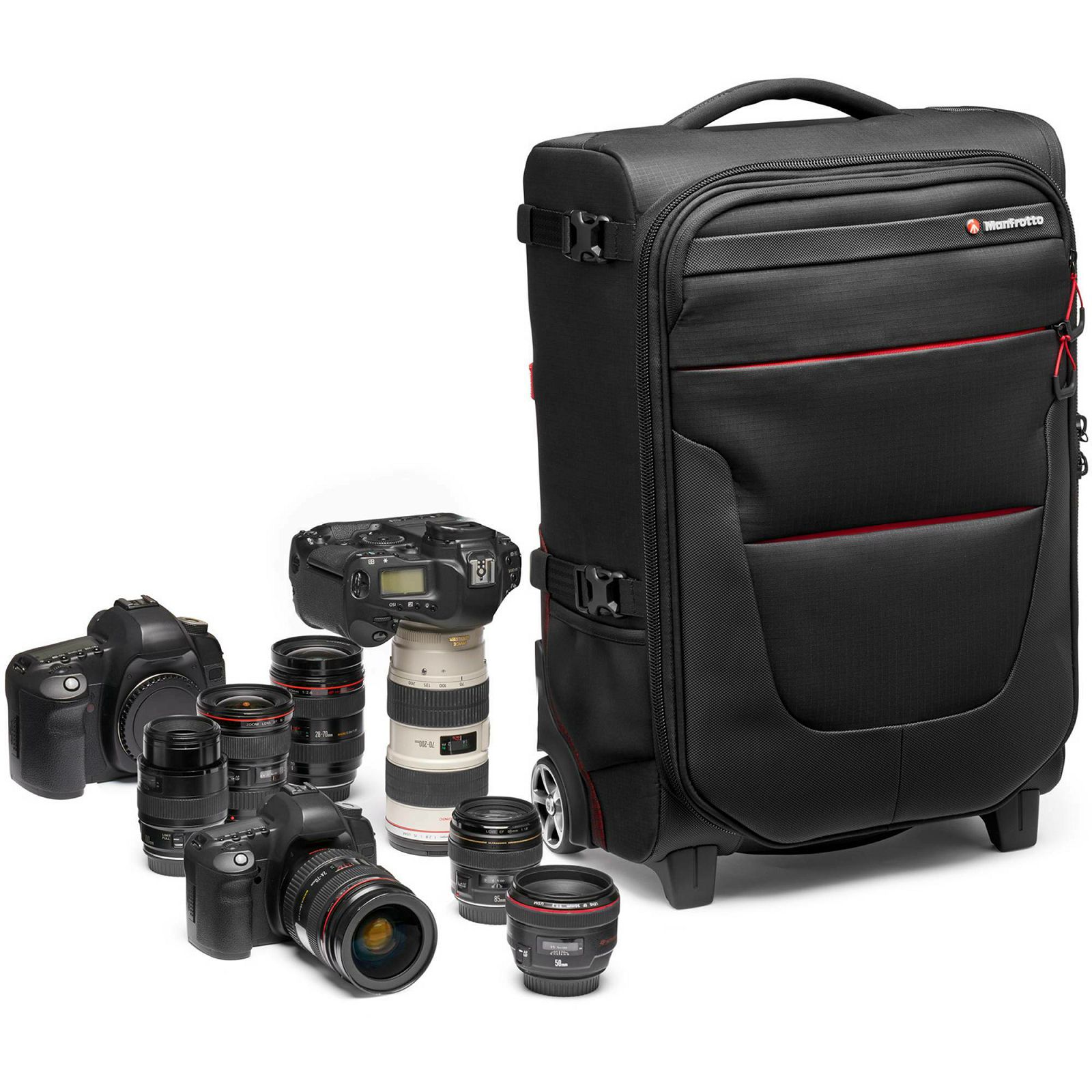 Manfrotto Pro Light Reloader Air-55 PL Carry-On Camera Roller Bag Black kufer za foto opremu (MB PL-RL-A55)