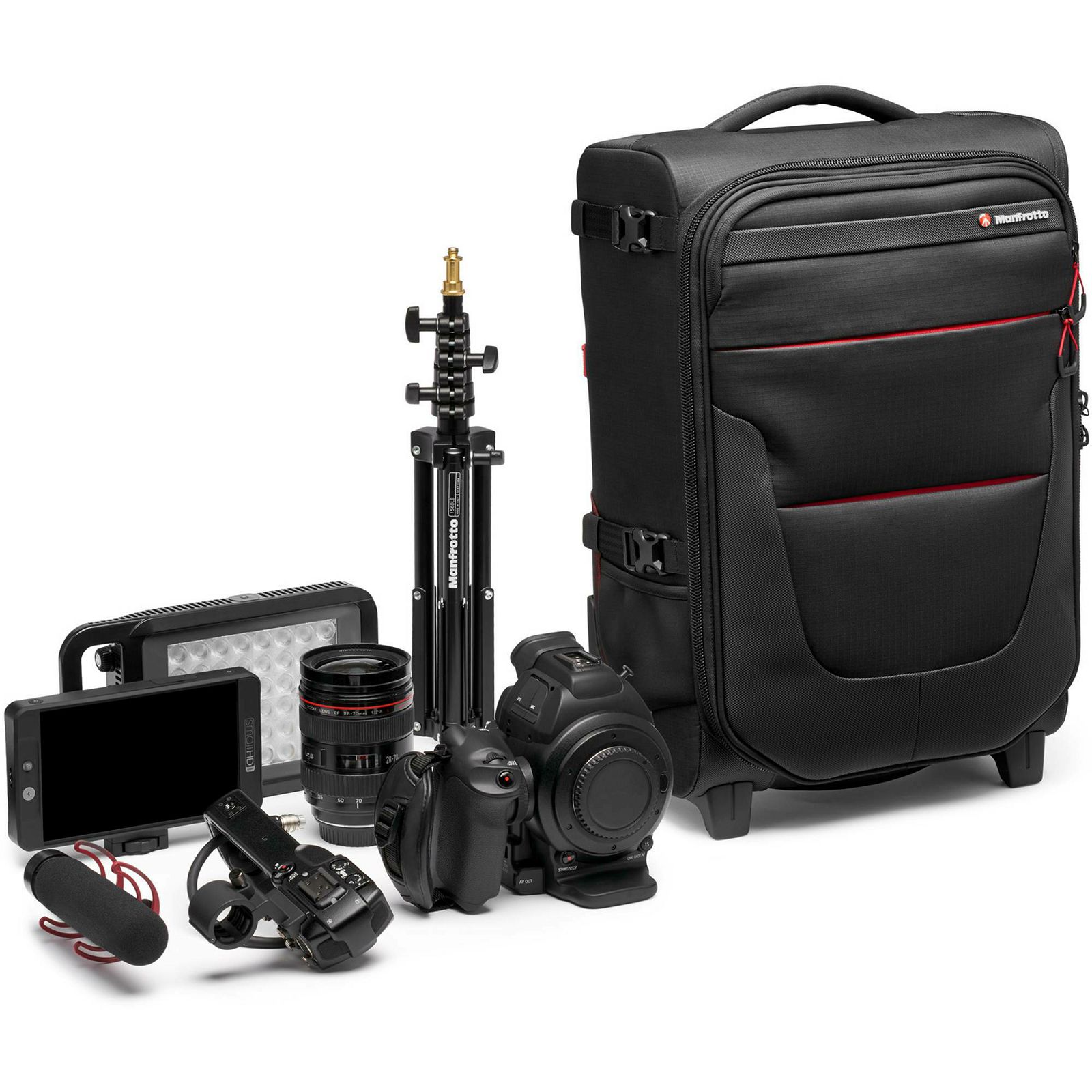 Manfrotto Pro Light Reloader Air-55 PL Carry-On Camera Roller Bag Black kufer za foto opremu (MB PL-RL-A55)