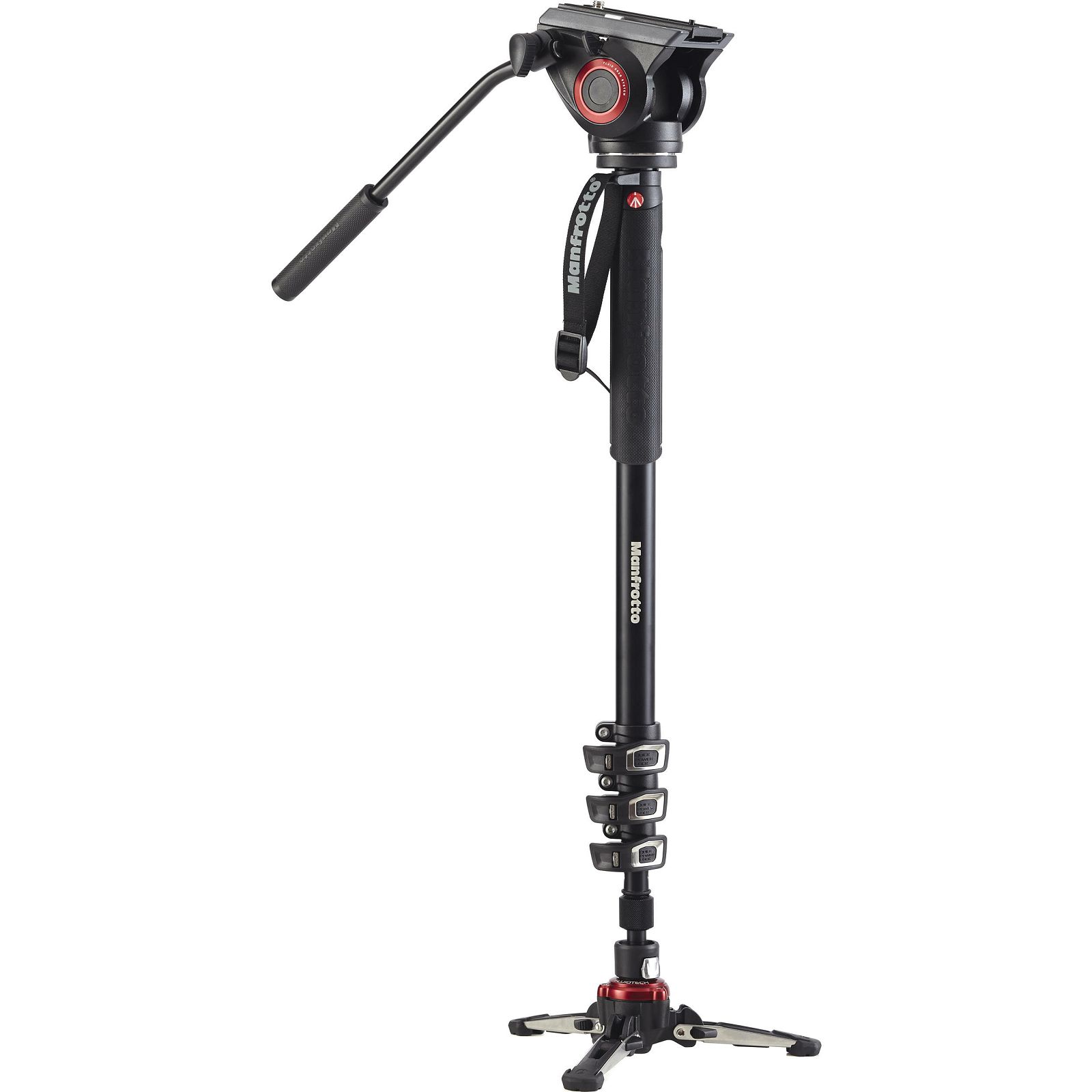 Manfrotto XPRO 203cm 5kg 4 section video monopod + fluidna glava MVH500AH Fluid head FLUIDTECH base MVMXPRO500