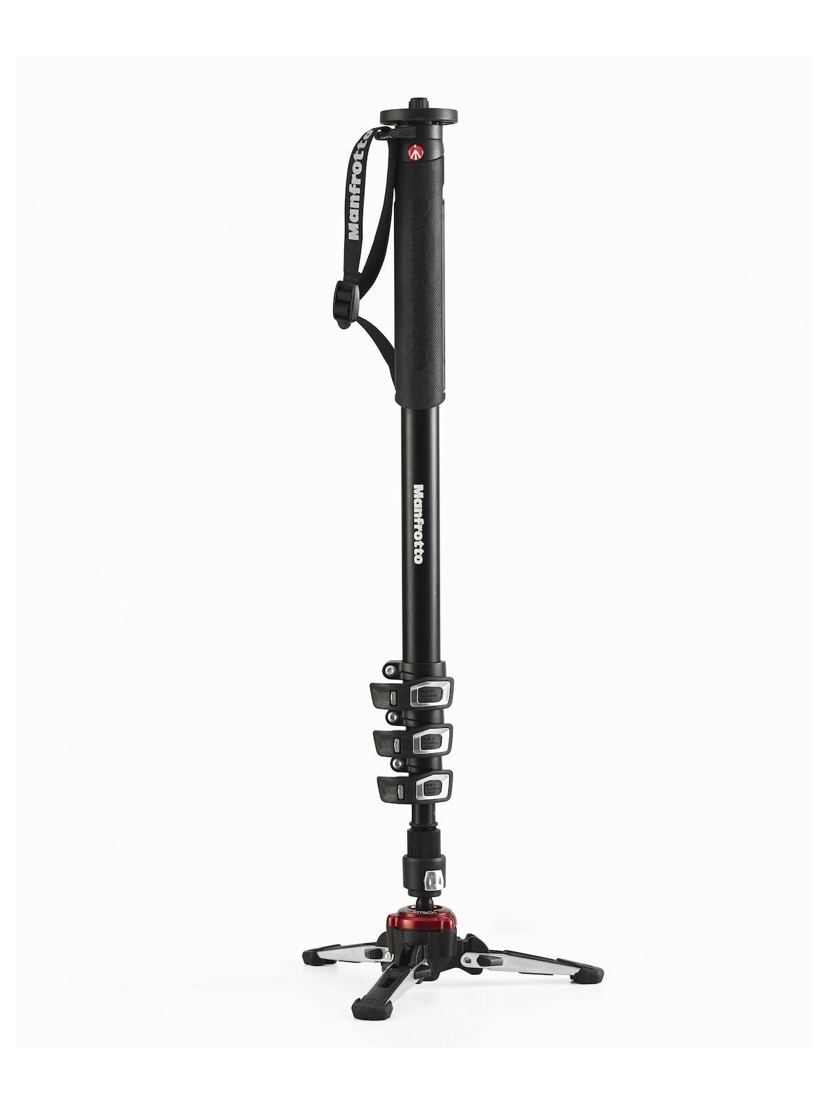 Manfrotto XPRO MVMXPROA4 192cm 8kg aluminijski 4-sekcijski fluidni video monopod s bazom Fluidtech