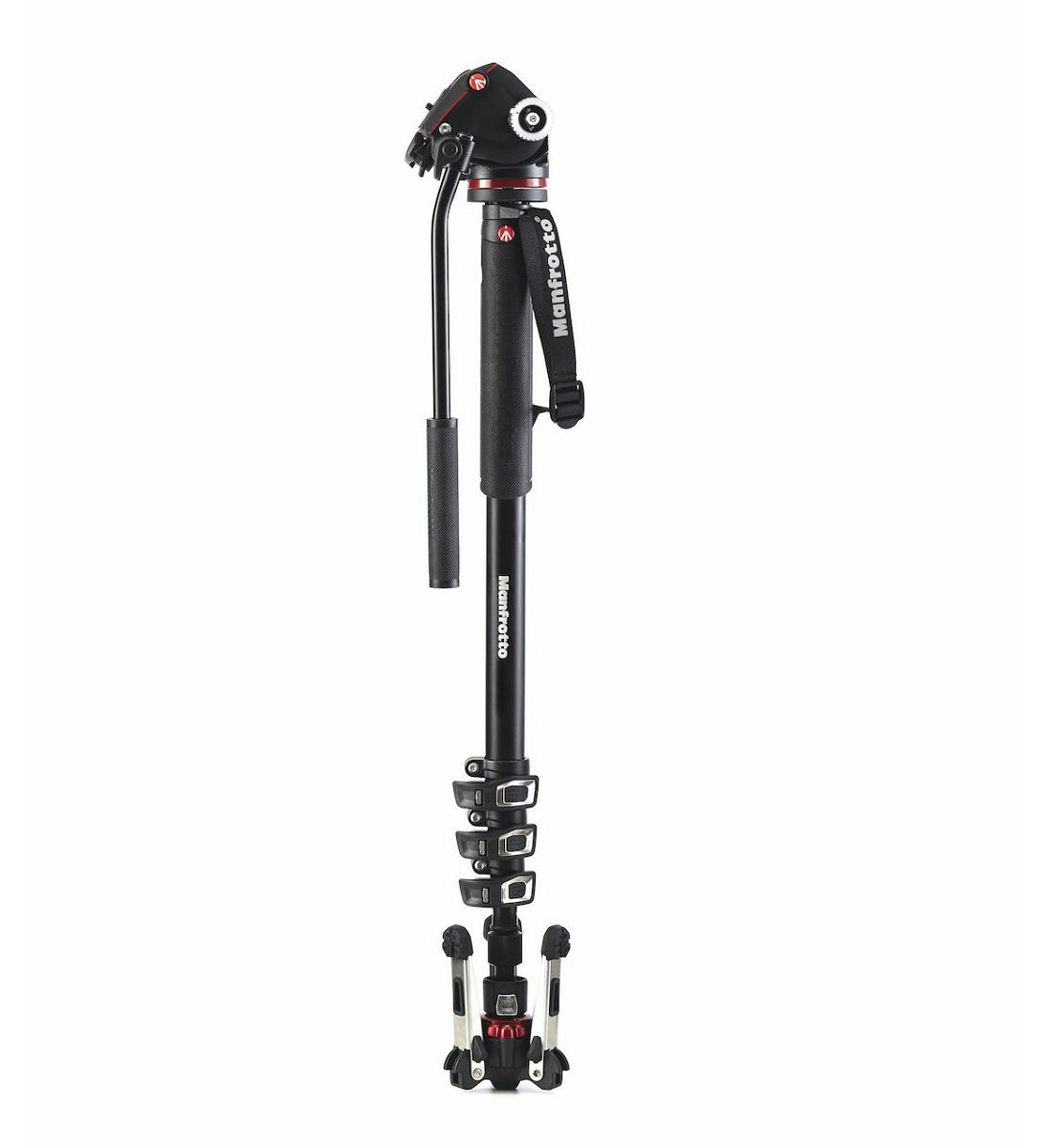 Manfrotto XPRO MVMXPROA42W 203cm 4kg aluminijski 4-sekcijski fluidni video monopod s 2 Way head glavom i bazom Fluidtech