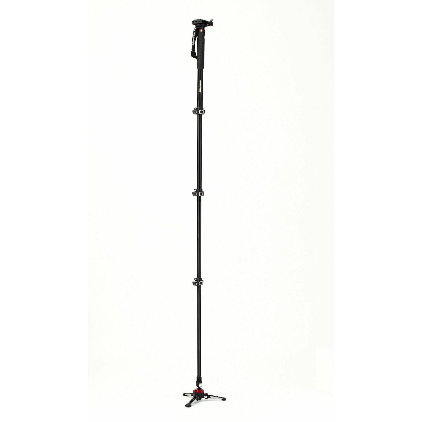 Manfrotto XPRO MVMXPROA4577 194.5cm 8kg aluminijski 4-sekcijski fluidni video monopod s bazom Fluidtech