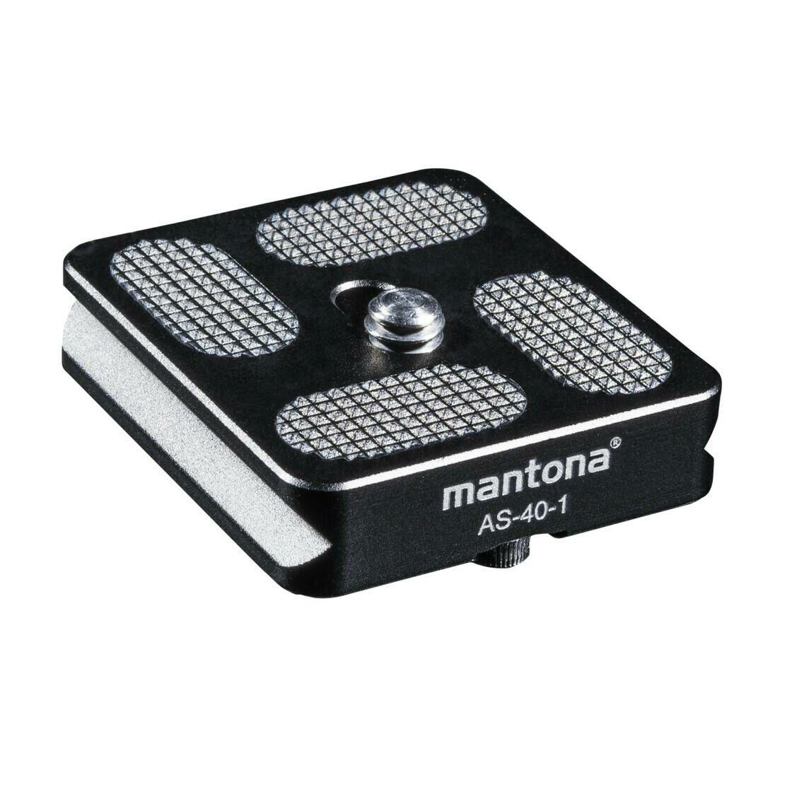 Mantona AS-40-1S Quick Release Plate 40x38mm Arca-swiss pločica za glavu stativa (342274)