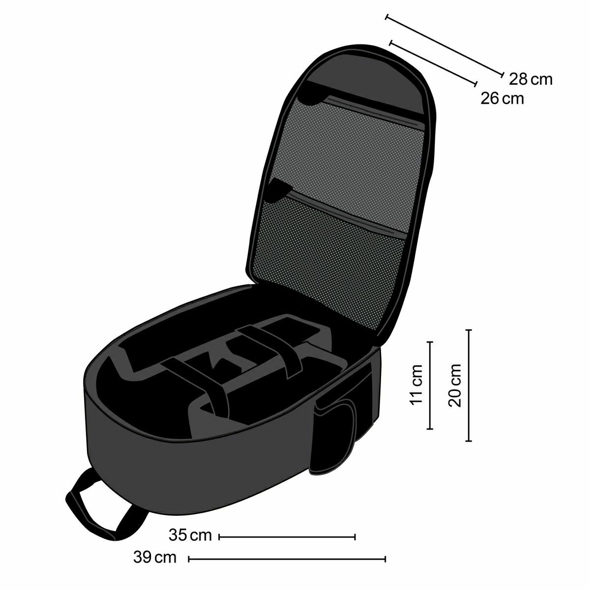 Mantona Azurit Photo Backpack ruksak za fotoaparat i foto opremu