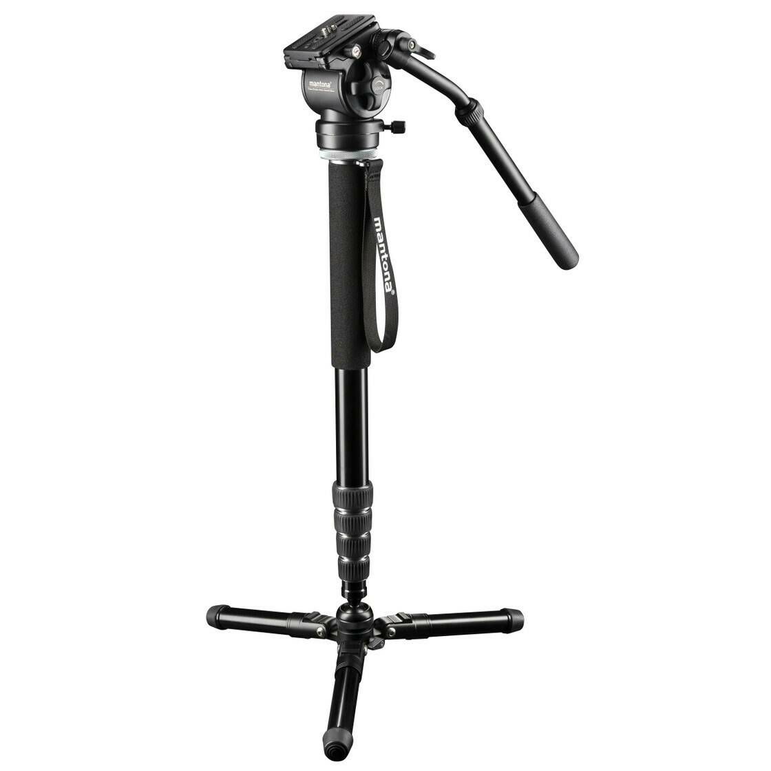 Mantona Dolomit Mono 197cm 4kg Video Monopod spider-foot s fluidnom glavom