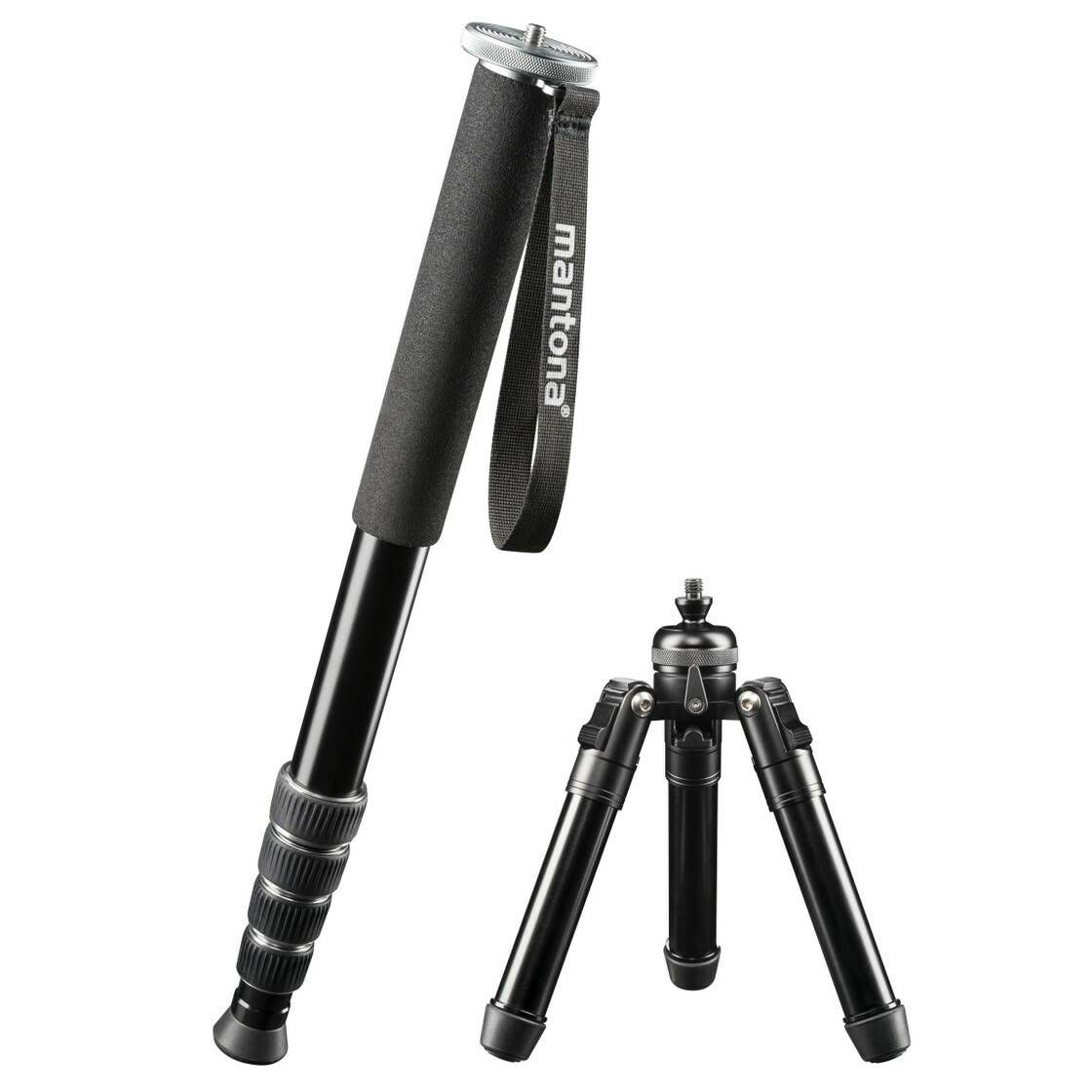 Mantona Dolomit Mono 197cm 4kg Video Monopod spider-foot s fluidnom glavom