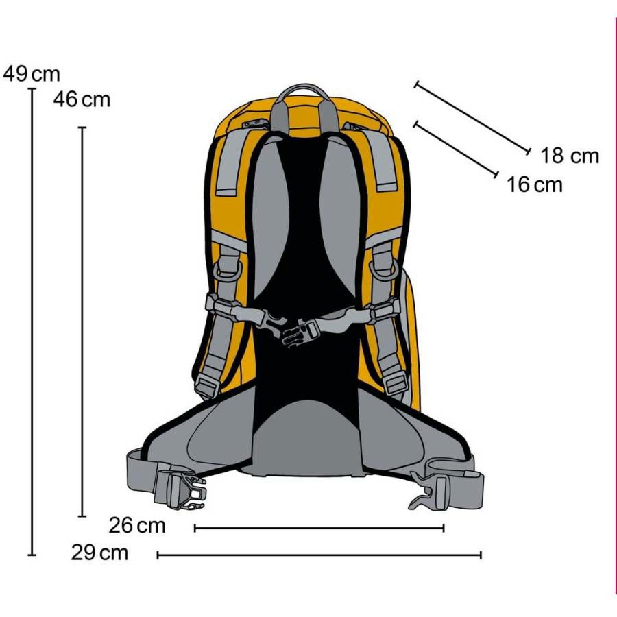 Mantona Elements Outdoor Backpack with Bag ruksak s torbom za DSLR i dodatnu opremu orange narančasta