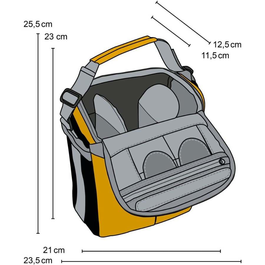 Mantona Elements Outdoor Backpack with Bag ruksak s torbom za DSLR i dodatnu opremu orange narančasta