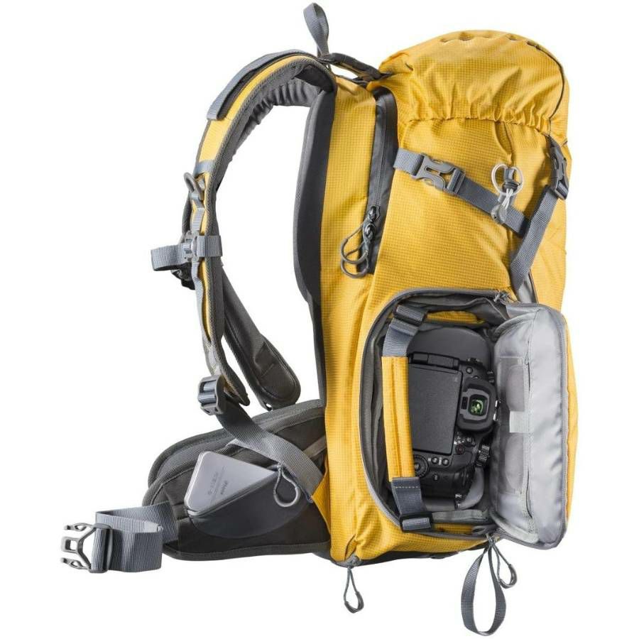 Mantona Elements Outdoor Backpack with Bag ruksak s torbom za DSLR i dodatnu opremu orange narančasta