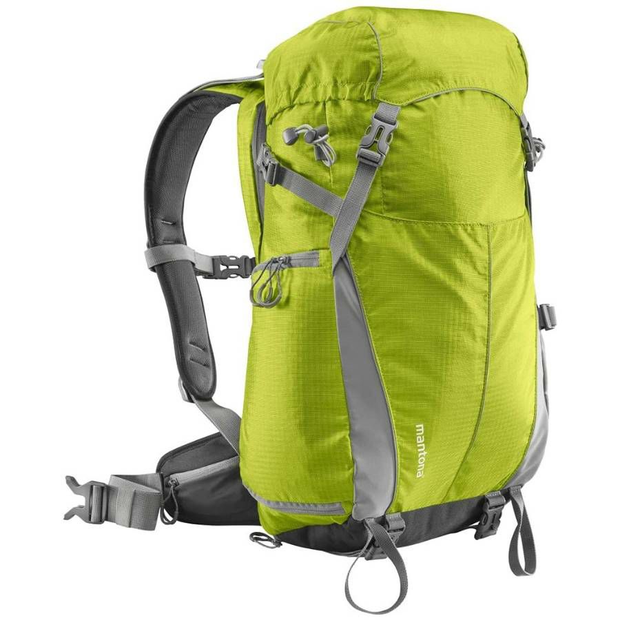 Mantona Elements Outdoor Backpack with Bag ruksak s torbom za DSLR i dodatnu opremu light green svijetlozelena