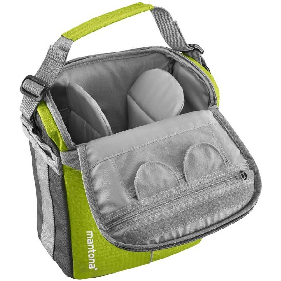 Mantona Elements Outdoor Backpack with Bag ruksak s torbom za DSLR i dodatnu opremu light green svijetlozelena