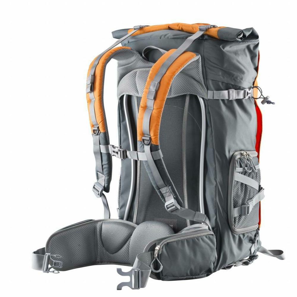 Mantona elements PRO 50 Outdoor- and Camera Backpack ruksak za DSLR i dodatnu opremu narančasto-siva