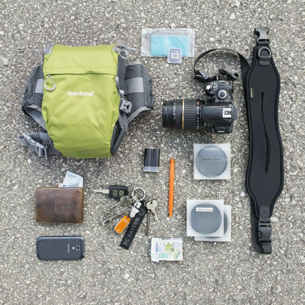Mantona ElementsPro 10 Outdoor Camera bag torba za DSLR i dodatnu opremu zelena 