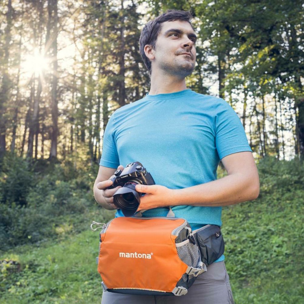 Mantona ElementsPro 20 Outdoor Camera bag torba za DSLR i dodatnu opremu orange narančasta 