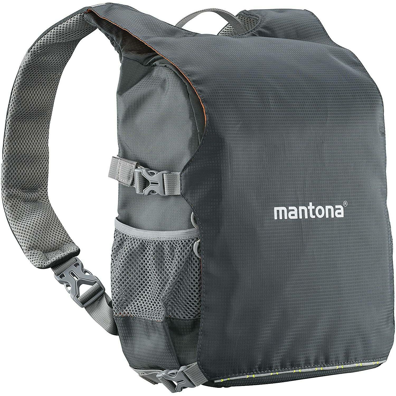 Mantona elementsPro 30 Camera Backpack Dual ruksak za DSLR i dodatnu opremu narančasto-siva