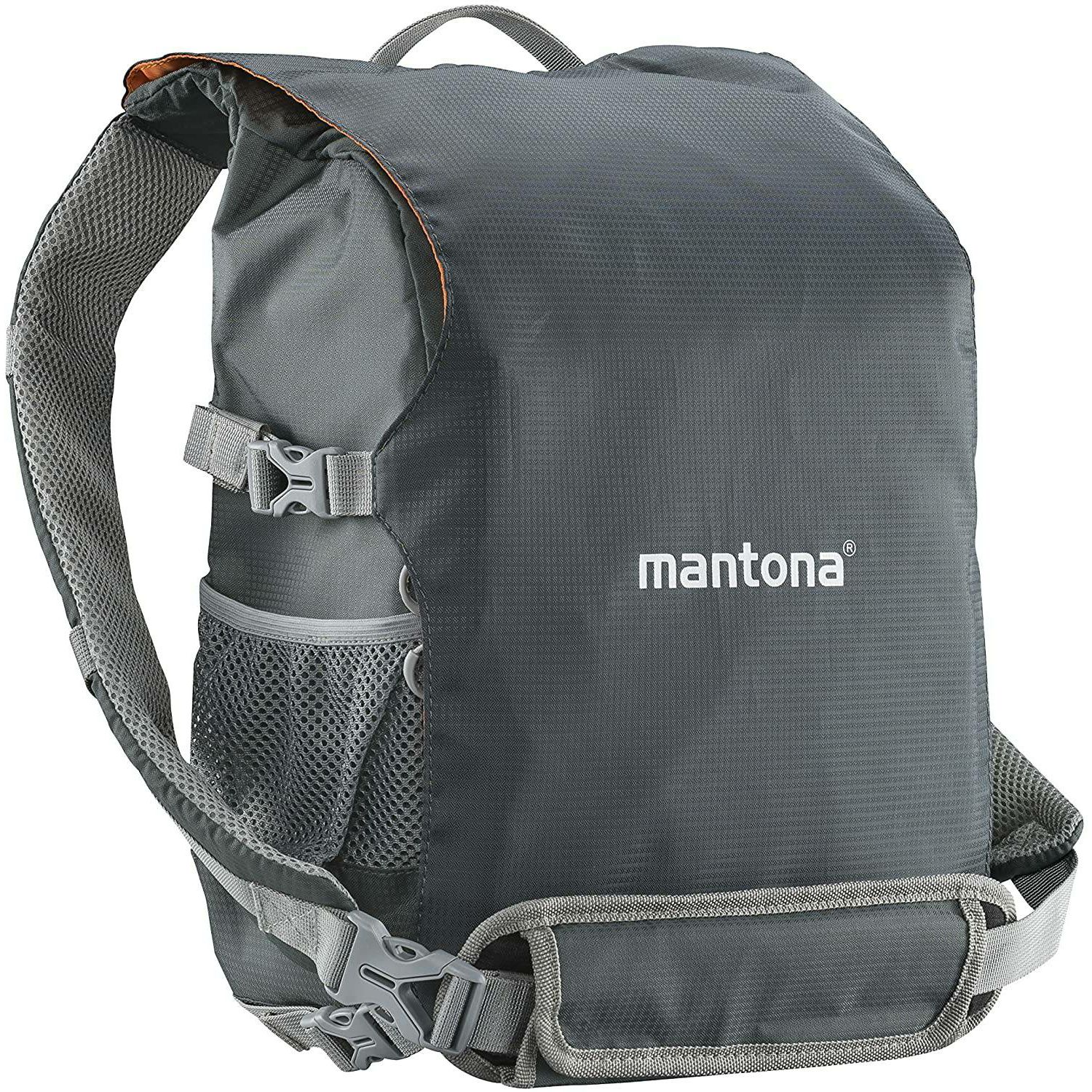 Mantona elementsPro 30 Camera Backpack Dual ruksak za DSLR i dodatnu opremu narančasto-siva