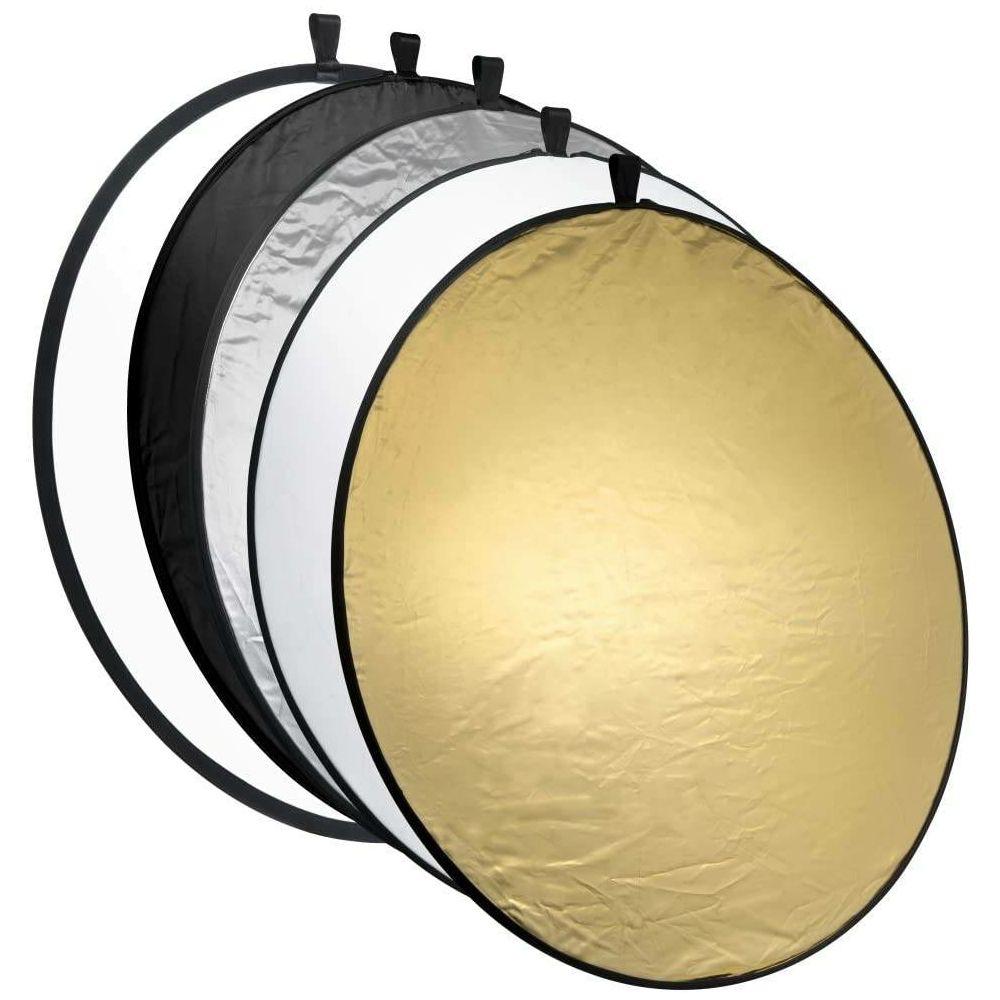 Mantona Foldable Reflector dosvjetljivač sklopivi 5u1 56cm zlatni srebrni crni bijeli difuzni