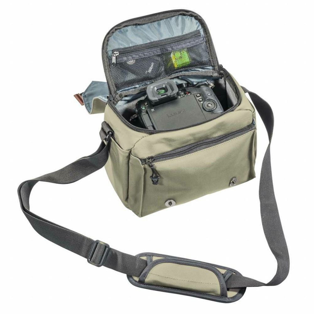 Mantona Milano torba za DSLR i dodatnu opremu maslinasto zelena piccolo olive green