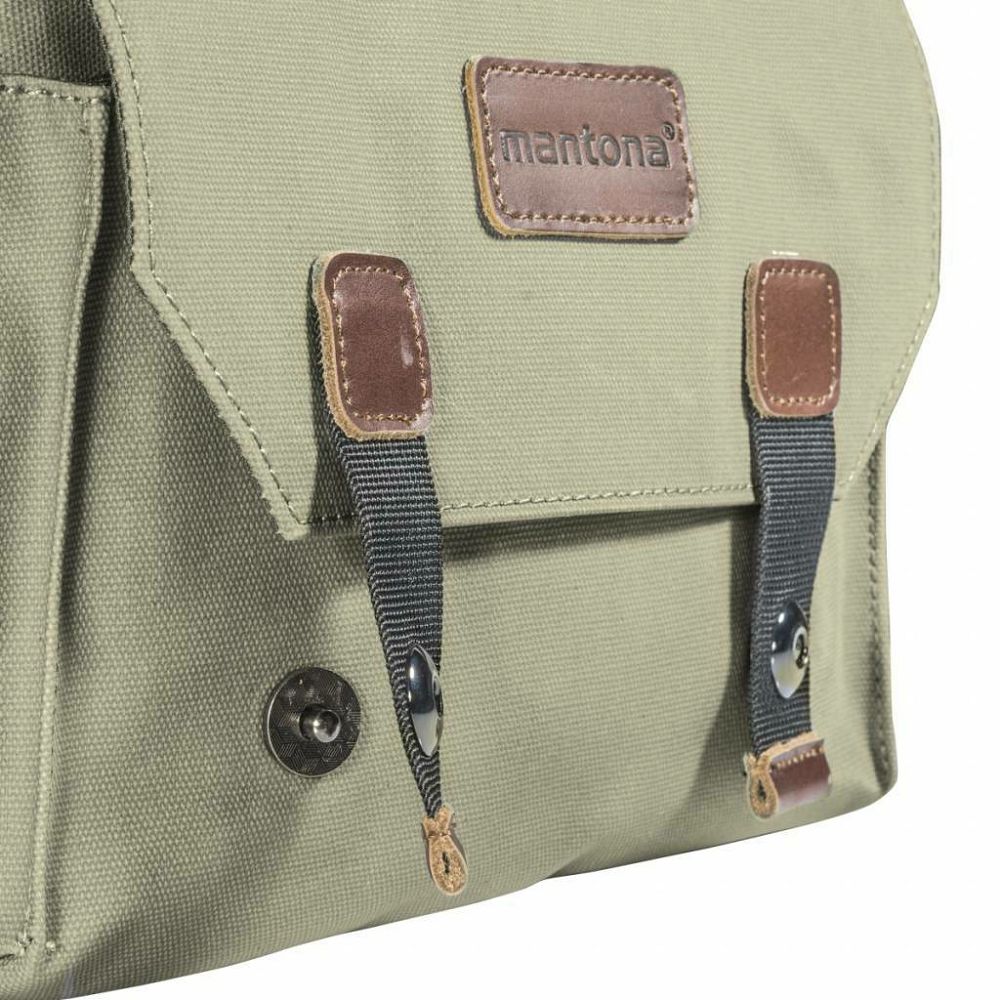 Mantona Milano torba za DSLR i dodatnu opremu maslinasto zelena piccolo olive green