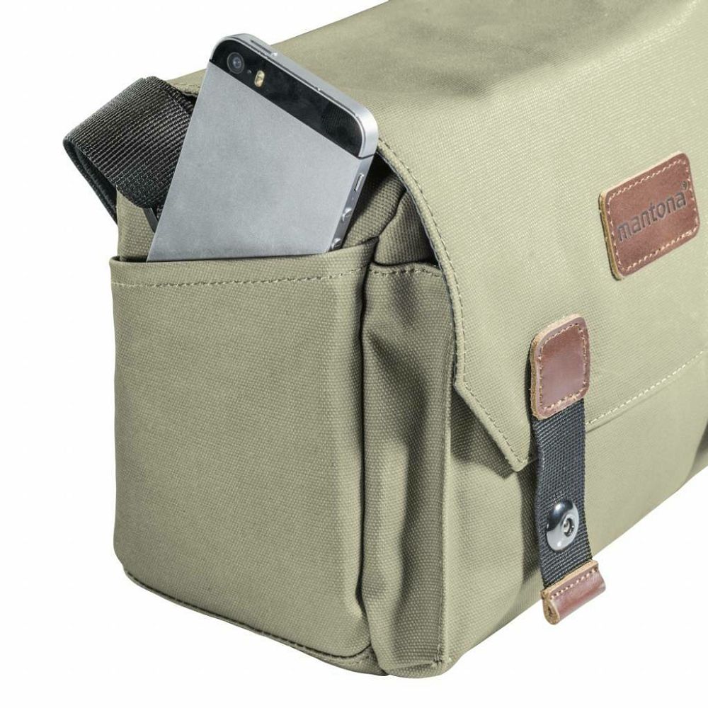 Mantona Milano torba za DSLR i dodatnu opremu maslinasto zelena piccolo olive green