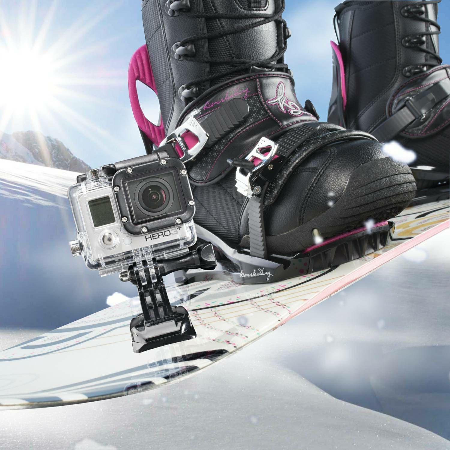 Mantona Mounting Adapter Set komplet nosača za GoPro HERO akcijske kamere (20232)