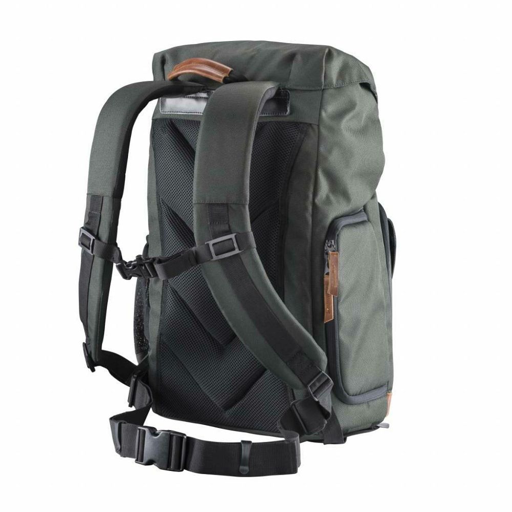 Mantona Photo Backpack Luis green Retro ruksak za DSLR i dodatnu opremu zeleni retro