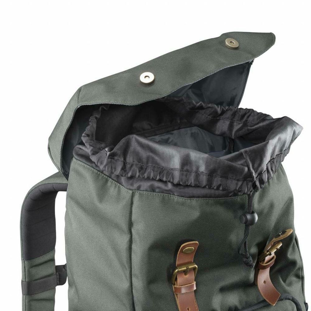 Mantona Photo Backpack Luis green Retro ruksak za DSLR i dodatnu opremu zeleni retro