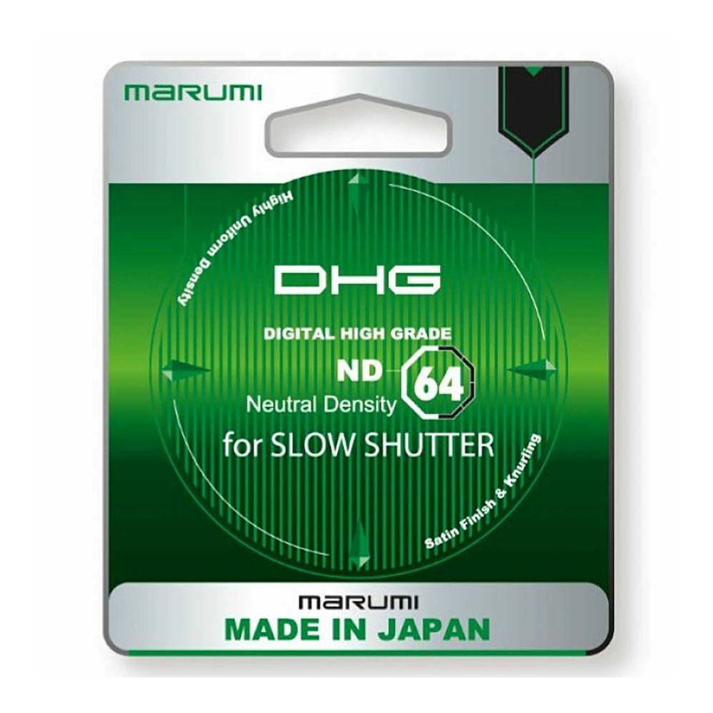 Marumi ND64 DHG ND Grey filter Neutral Density 55mm ND64X (6 blendi)