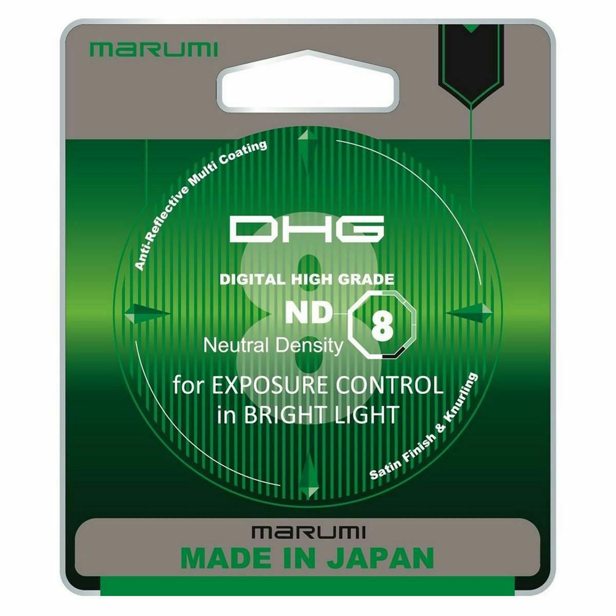 Marumi ND8 DHG ND Grey filter Neutral Density 58mm ND8X (3 blende)