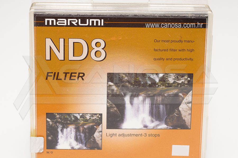 Marumi ND8 filter Neutral Density 58mm ND8X (3 blende) Standard