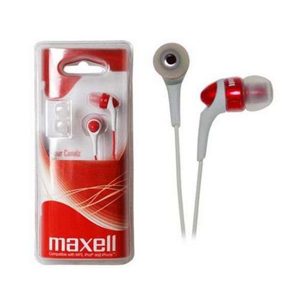 Maxell Canalz slušalice, crvene