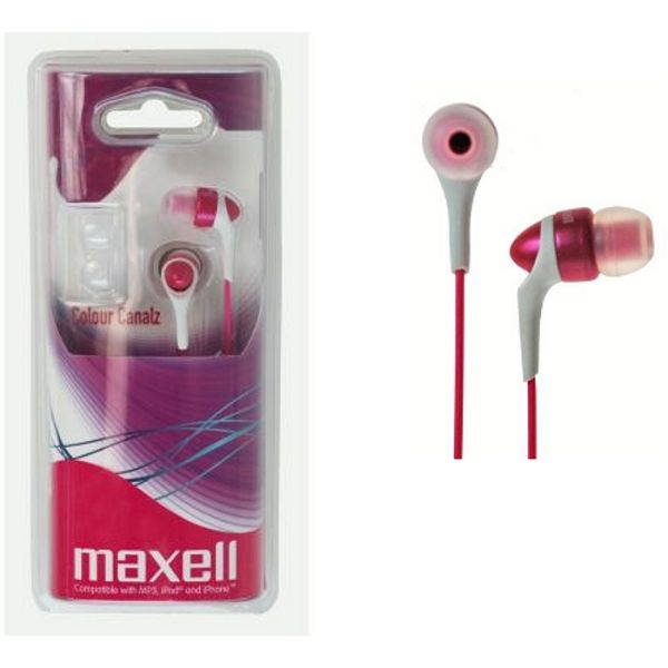 Maxell Canalz slušalice, ružičaste