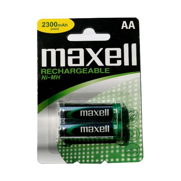 Maxell punjive bat. AA, 2300 mAh, 2 kom, blister