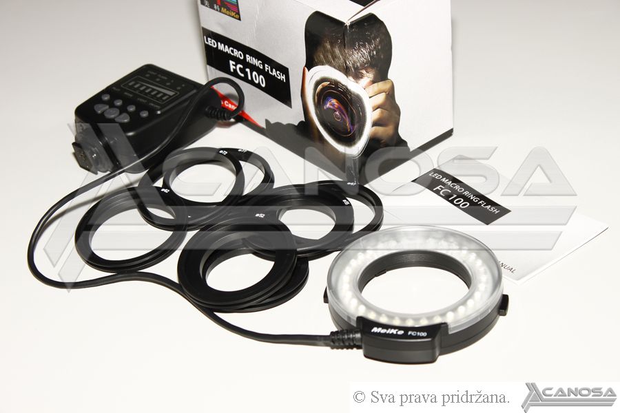 Meike FC100 LED macro flashgun bljeskalica Sony