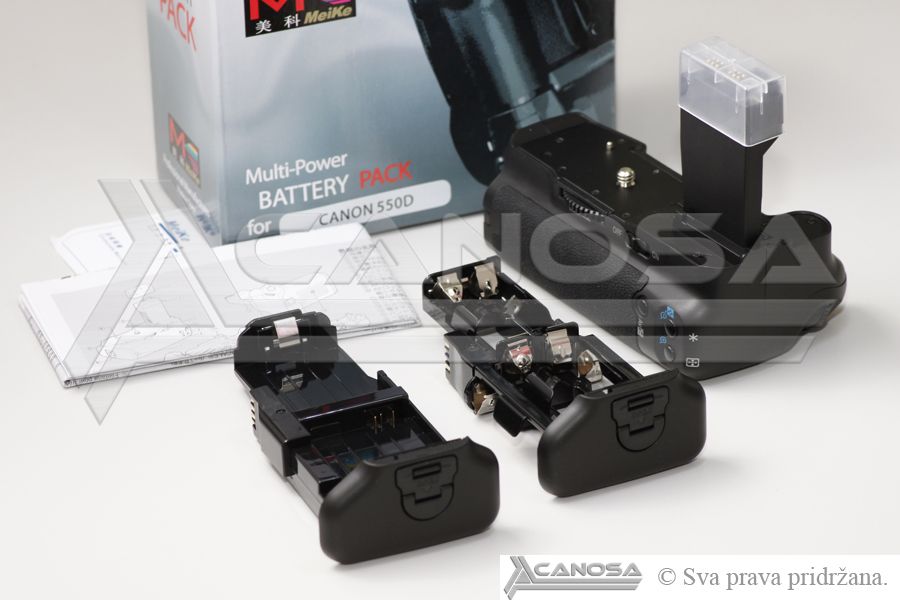 Meike Battery Grip MK-550 BG-E8 za Canon 550D 600D 650D 700D LP-E8