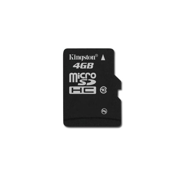 Memory ( flash cards ) KINGSTON NAND Flash Micro SDHC 4GB Class 10, 1pcs