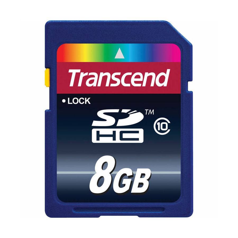Memory ( flash cards ) TRANSCEND NAND Flash Micro SDHC 8GB Class 10, Plastic, 1pcs with SDHC adapter