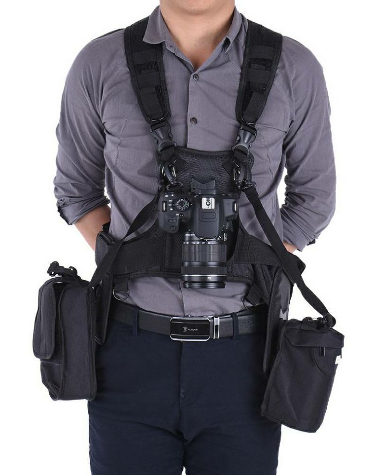 Micnova Multi Camera Carrying Harness MQ-MSP07 remen za nošenje DSLR fotoaparata na prsima i oko struka