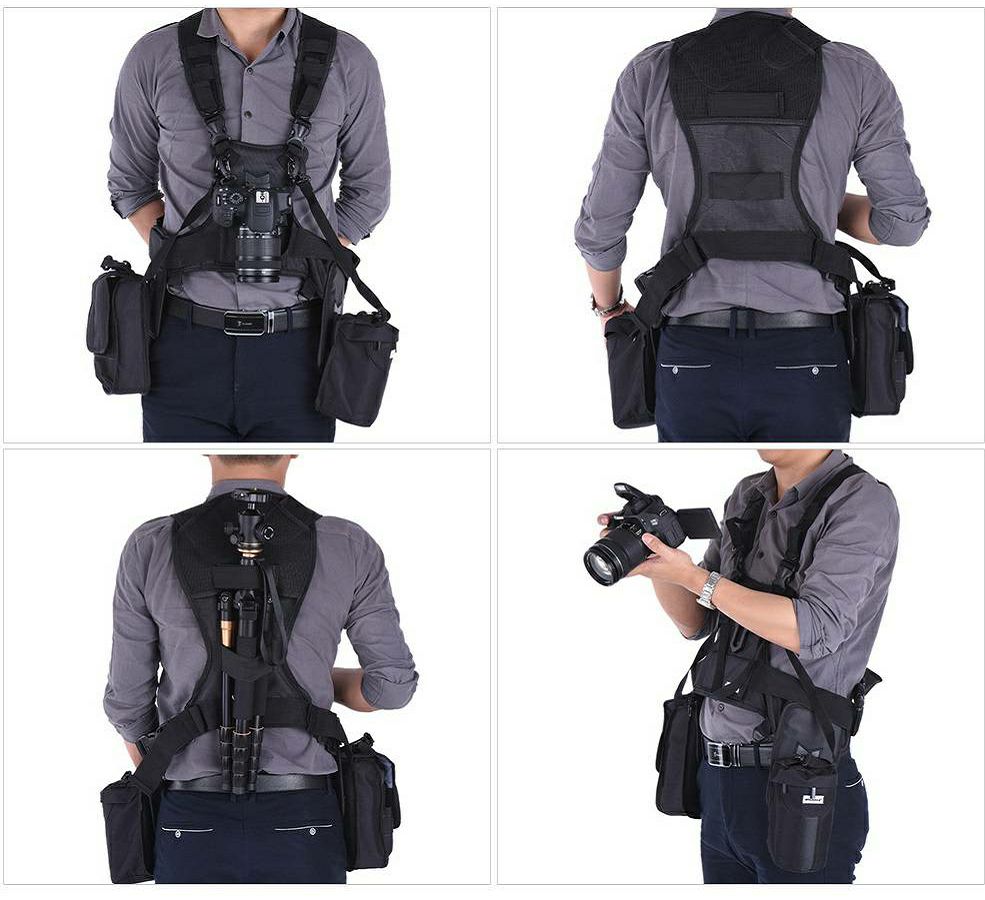 Micnova Multi Camera Carrying Harness MQ-MSP07 remen za nošenje DSLR fotoaparata na prsima i oko struka