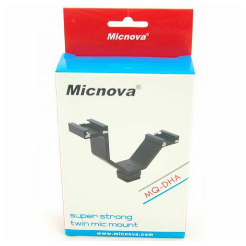 Micnova Twin Mic Mount dual hot shoe adapter