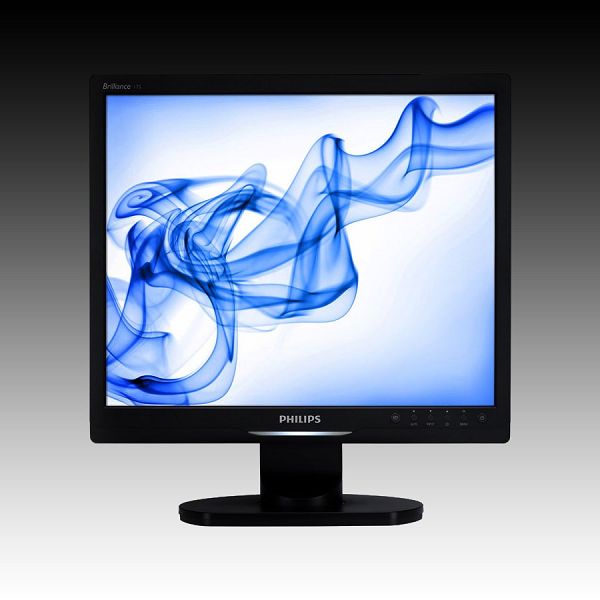Monitor LCD PHILIPS 17S1SB/00 (17", 1280x1024, 800:1, 25000:1(DCR), 176/170, 5ms, DVI/VGA) Black